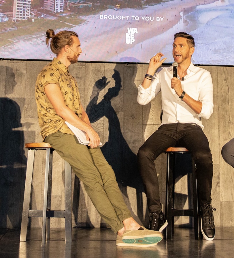 Stuart Ross and Alex Eastman together